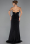 Abendkleid Lang Schwarz ABU6599