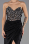 Abendkleid Lang Schwarz ABU6599