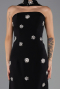 Abendkleid Lang Schwarz ABU6601