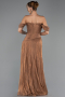 Abschlusskleid Lang Chiffon Kupfer ABU6602