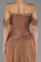 Abschlusskleid Lang Chiffon Kupfer ABU6602