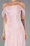 Abschlusskleid Lang Chiffon Puder ABU6602