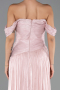 Abschlusskleid Lang Chiffon Puder ABU6602