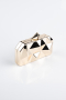 Abendtasche Metall Gold-Metallic SH921