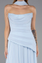 Abschlusskleid Lang Chiffon Eisblau ABU5763