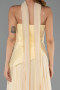 Abschlusskleid Lang Chiffon Gelb ABU5763