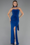 Abschlusskleid Lang Sächsischblau ABU5564