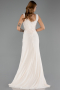 Abendkleid Lang Beige ABU6552
