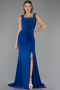 Abendkleid Lang Sächsischblau ABU6552