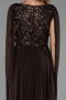 Abendkleid Lang Chiffon Braun ABU6566