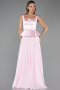 Abendkleid Lang Chiffon Puder ABU6568