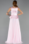 Abendkleid Lang Chiffon Puder ABU6568