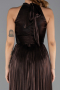 Abschlusskleid Lang Chiffon Braun ABU6428