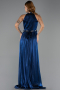 Abschlusskleid Lang Chiffon Marineblau ABU6614