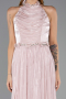 Abschlusskleid Lang Chiffon Puder ABU6614