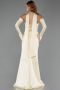 Abendkleid Lang Satin Gelb ABU6616