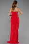 Abendkleid Lang Chiffon Rot ABU6589