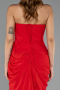 Abendkleid Lang Chiffon Rot ABU6589