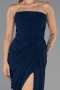Abendkleid Lang Chiffon Marineblau ABU6589