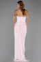 Abendkleid Lang Chiffon Puder ABU6589