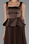 Abendkleid Lang Chiffon Braun ABU6568