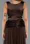 Abendkleid Lang Chiffon Braun ABU6568