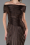 Abschlusskleid Lang Chiffon Braun ABU6581