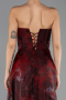 Abendkleid Lang Weinrot ABU3360