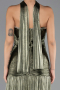 Abschlusskleid Lang Chiffon Khaki ABU6643