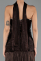 Abschlusskleid Lang Chiffon Braun ABU6643