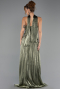 Abschlusskleid Lang Chiffon Khaki ABU6644