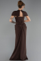 Abendkleid Lang Braun ABU6645