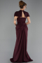 Abendkleid Lang Kirschrot ABU6645