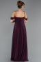 Abendkleid in Übergröße Lang Chiffon Violette ABU6646