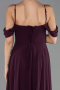 Abendkleid in Übergröße Lang Chiffon Violette ABU6646