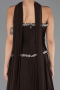 Abendkleid Lang Chiffon Braun ABU6651