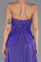 Violette Abendkleid Chiffon Lang ABU6018