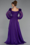 Abendkleid Lang Chiffon Violette ABU6654