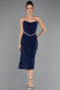Partykleid Midi Marineblau ABK2702