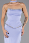 Abendkleid Lang Satin Lila ABU6655