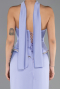 Abendkleid Lang Satin Lila ABU6655