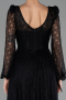 Partykleid Midi Spitze Schwarz ABK2703