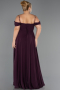 Abendkleid in Übergröße Lang Chiffon Violette ABU6646