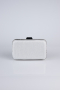 Abendtasche Gemustert Silber SH802