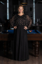 Abendkleid in Übergröße Lang Schwarz ABU6611