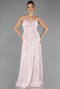 Abendkleid Lang Chiffon Puder ABU6640
