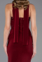 Abschlusskleid Lang Weinrot ABU6657