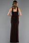 Abschlusskleid Lang Braun ABU6657