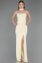 Abschlusskleid Lang Gelb ABU6657
