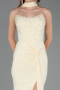 Abschlusskleid Lang Gelb ABU6657
